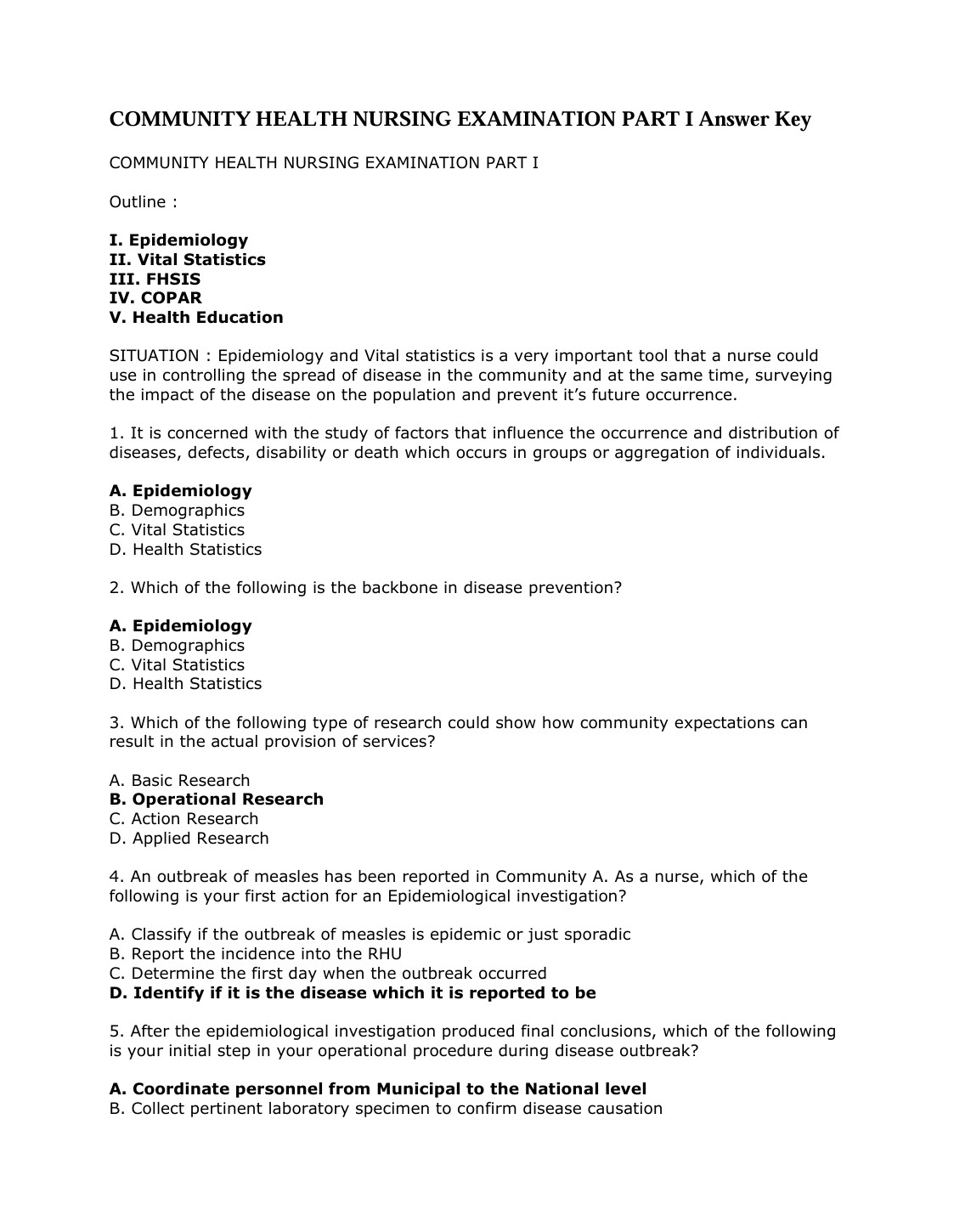 Examination Finding Notes Notes.co.ke - Education notes in Kenya