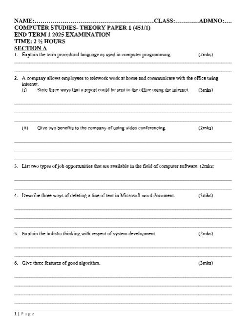 Notes.co.ke - Education notes in Kenya