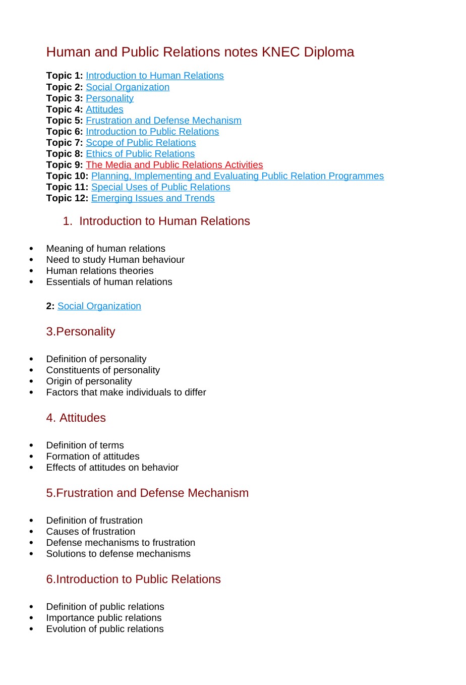 Notes.co.ke - Education notes in Kenya